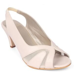 carlton london women comfortable,kitten heel,backstrap,fashion sandal